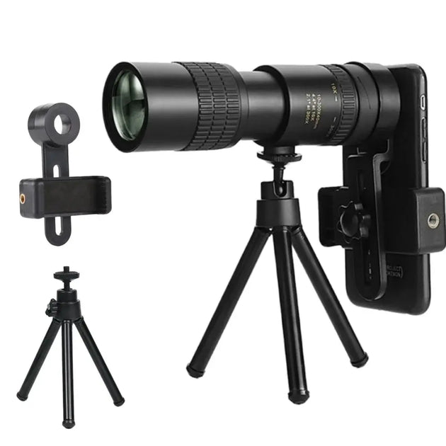 High Definition 10-300X Zoom Portable Binocular Telescope Mobile shop
