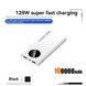 120W Super Fast Portable Power Bank with Digital Display and Two-Way Quick Charge Ryglobal