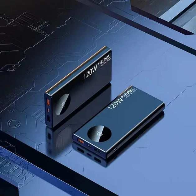 120W Super Fast Portable Power Bank with Digital Display and Two-Way Quick Charge Ryglobal