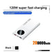 120W Super Fast Portable Power Bank with Digital Display and Two-Way Quick Charge Ryglobal