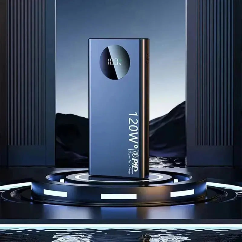 120W Super Fast Portable Power Bank with Digital Display and Two-Way Quick Charge Ryglobal