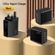 120W 5-Port Fast Charging USB Charger for Mobile Devices Ryglobal