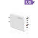 120W 5-Port Fast Charging USB Charger for Mobile Devices Ryglobal