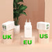 150W 6-Port PD QC 4.0 USB-C Fast Charger Adapter Ryglobal