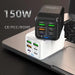 150W 6-Port PD QC 4.0 USB-C Fast Charger Adapter Ryglobal