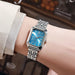 Luxury Stainless Steel Square Quartz Watch for Women Mobile shop