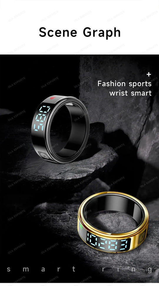 Ola Esporte Smart Ring with Health Monitoring & Gesture Control Mobile shop