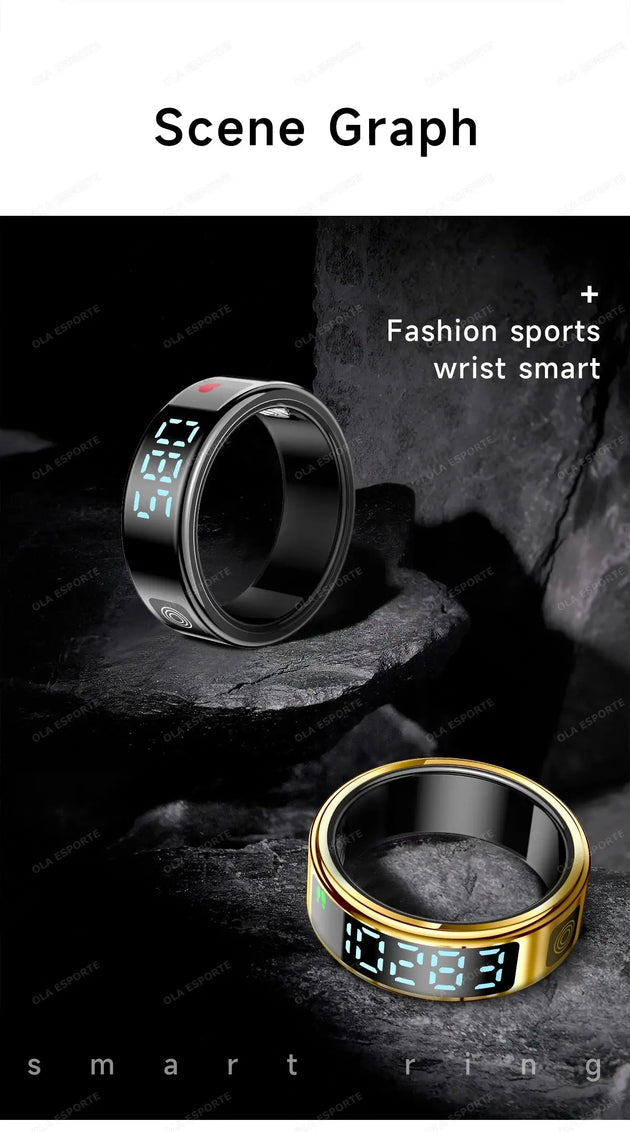 Ola Esporte Smart Ring with Health Monitoring & Gesture Control Mobile shop