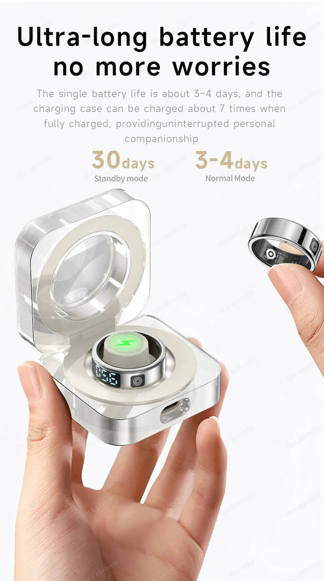 Ola Esporte Smart Ring with Health Monitoring & Gesture Control Mobile shop