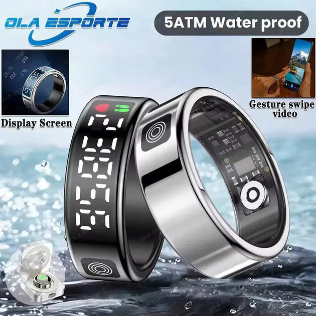 Ola Esporte Smart Ring with Health Monitoring & Gesture Control Mobile shop