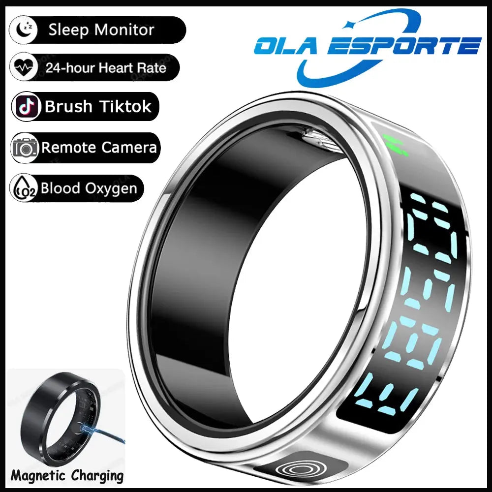 Ola Esporte Smart Ring with Health Monitoring & Gesture Control Mobile shop