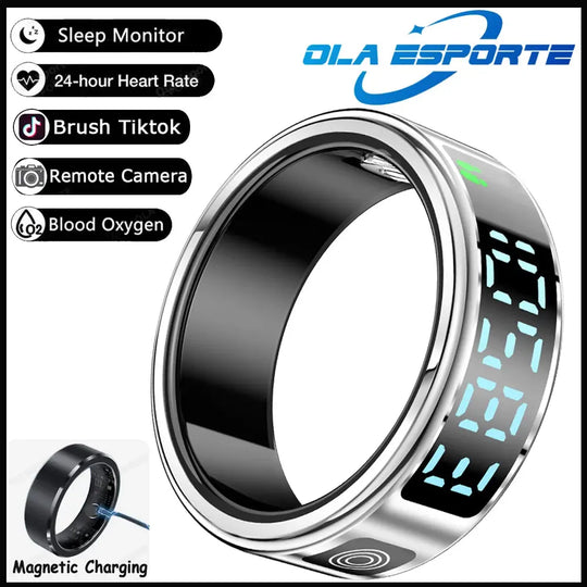 Ola Esporte Smart Ring with Health Monitoring & Gesture Control Mobile shop