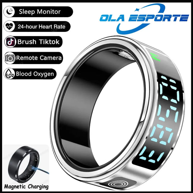 Ola Esporte Smart Ring with Health Monitoring & Gesture Control Mobile shop