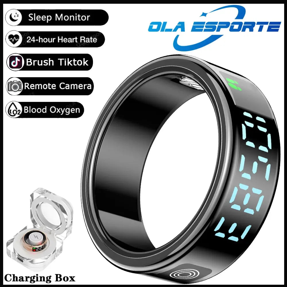 Ola Esporte Smart Ring with Health Monitoring & Gesture Control Mobile shop