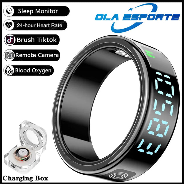 Ola Esporte Smart Ring with Health Monitoring & Gesture Control Mobile shop