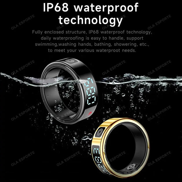 Ola Esporte Smart Ring with Health Monitoring & Gesture Control Mobile shop