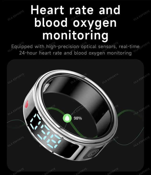 Ola Esporte Smart Ring with Health Monitoring & Gesture Control Mobile shop