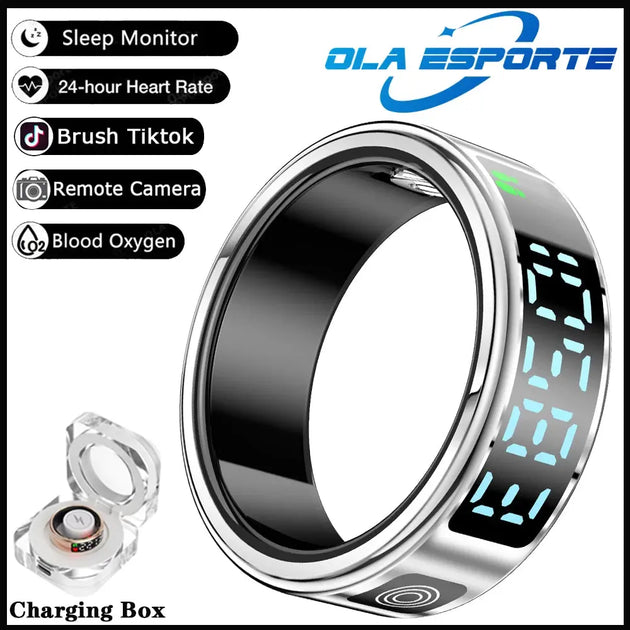 Ola Esporte Smart Ring with Health Monitoring & Gesture Control Mobile shop