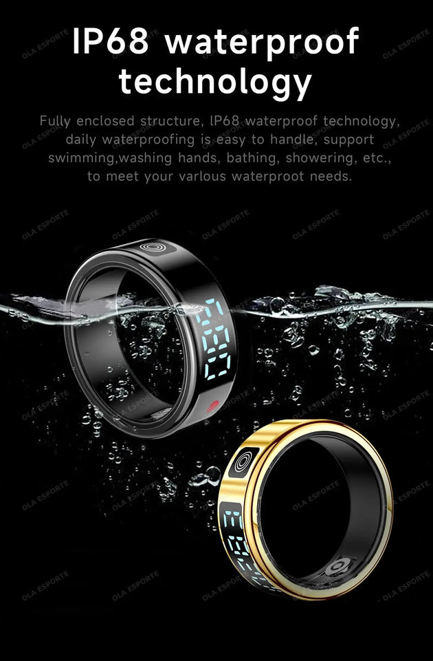 Ola Esporte Smart Ring with Health Monitoring & Gesture Control Mobile shop