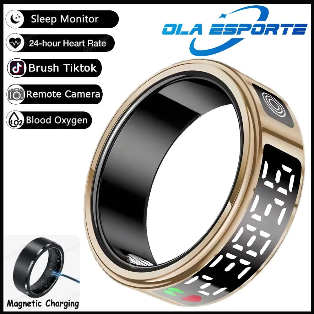 Ola Esporte Smart Ring with Health Monitoring & Gesture Control Mobile shop
