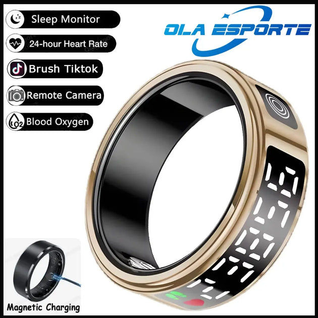 Ola Esporte Smart Ring with Health Monitoring & Gesture Control Mobile shop