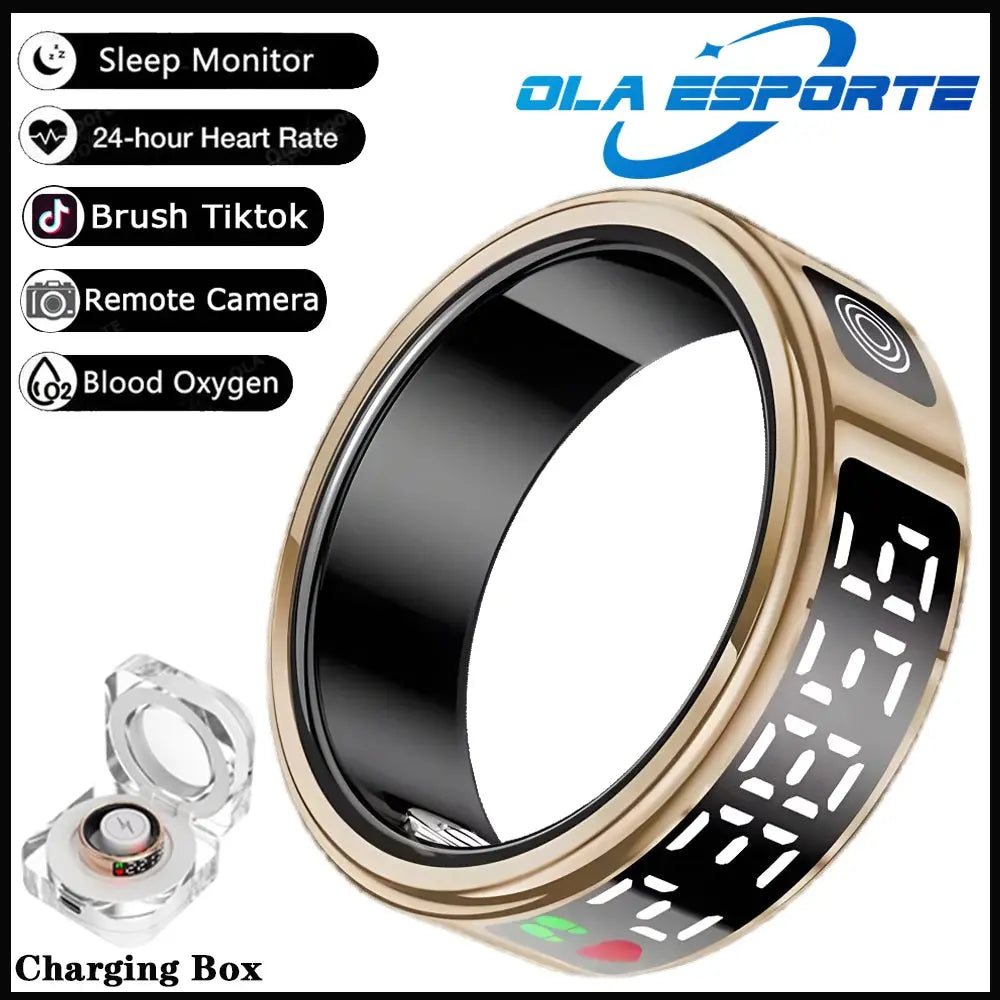 Ola Esporte Smart Ring with Health Monitoring & Gesture Control Mobile shop