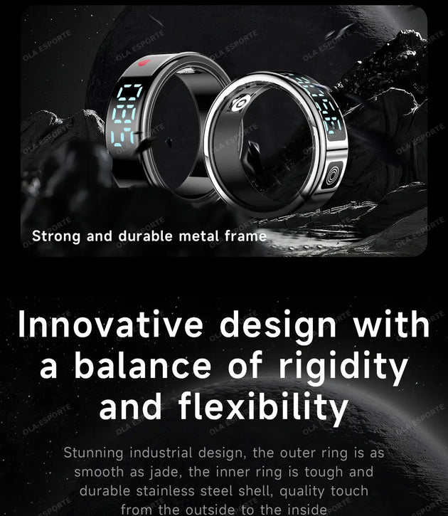 Ola Esporte Smart Ring with Health Monitoring & Gesture Control Mobile shop