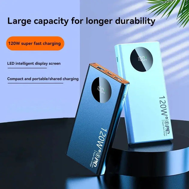 50,000mAh 120W Fast Charging Portable Power Bank Ryglobal
