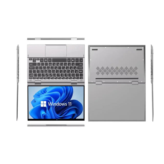 2-in-1 360 Degree Touchscreen Laptop - 10.95" Intel Celeron, 16GB RAM, 2TB SSD Mobile shop