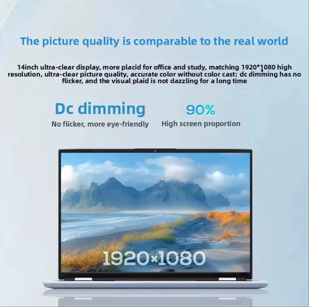 High-Performance 14-Inch Windows 10 Laptop with Intel N5095, 6GB RAM, 512GB SSD Mobile shop