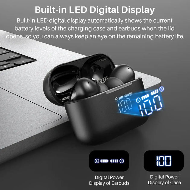 TOZO T20 True Wireless Earbuds with Active Noise Cancellation and 48.5 Hrs Playtime Ryglobal