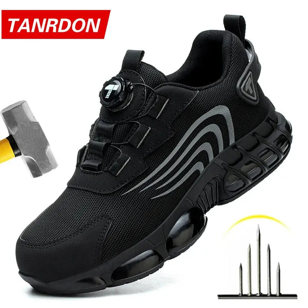 TANRDON Men's Safety Pro Shoes - Anti-Impact & Anti-Piercing Design Ryglobal