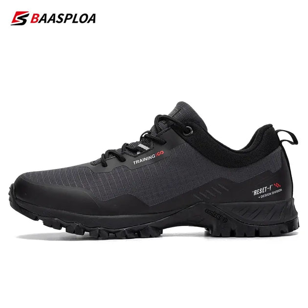 Baasploa Men's Waterproof Anti-Skid Hiking Shoes Ryglobal