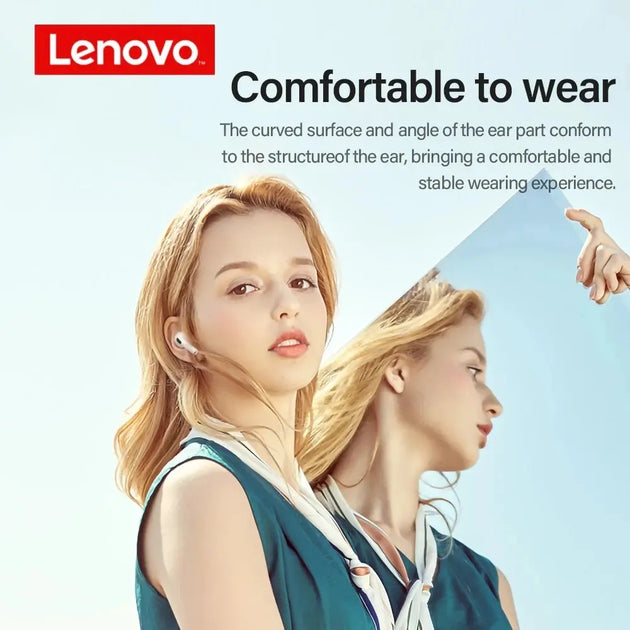 Lenovo LP40 Wireless Bluetooth Earphones with HIFI Sound and Touch Control Ryglobal