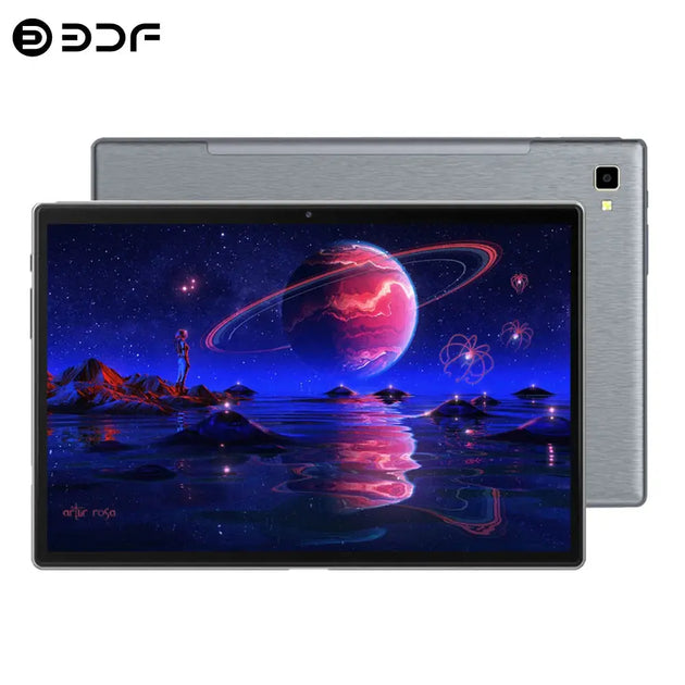 BDF 10.1-Inch Android Tablet - Octa Core, 8GB RAM, 128GB Storage, Dual SIM, 4G LTE Ryglobal