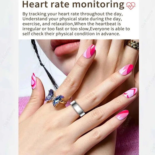 Xiaomi Smart Ring: Heart Rate & Blood Oxygen Monitor, Waterproof & Multi-Sport Mode Ryglobal