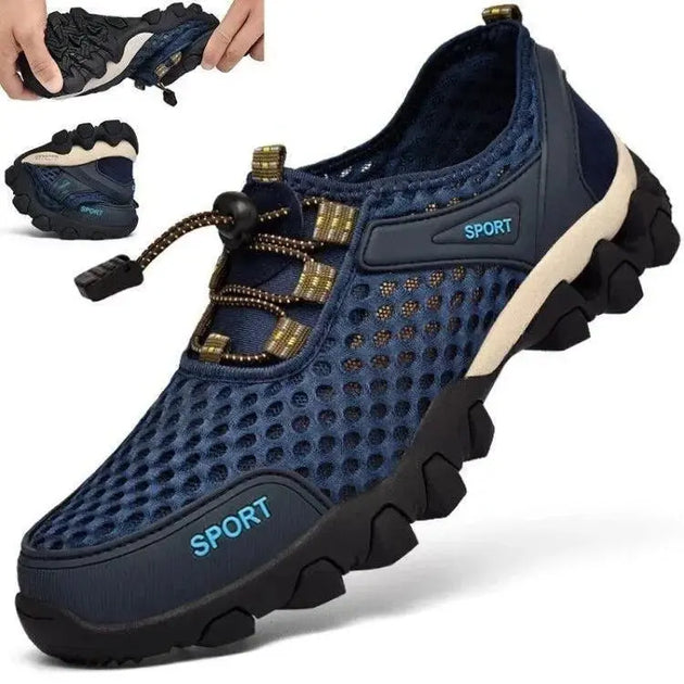 Men's Breathable Lightweight Hiking Shoes - Anti-Slip Outdoor Sneakers Ryglobal
