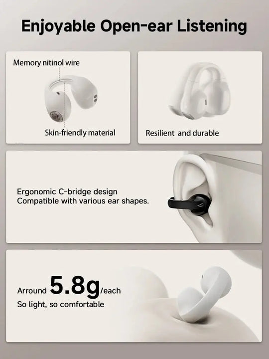 Edifier Comfo C Open-Ear Bluetooth Sports Earbuds with IP54 Waterproofing Ryglobal