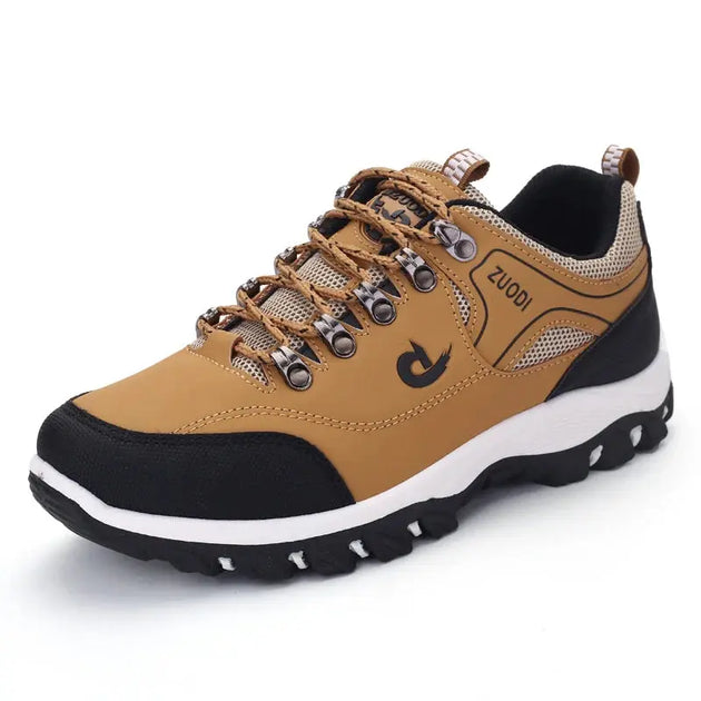 SNORW Men's Lightweight Casual Leather Sneakers for All Seasons Ryglobal