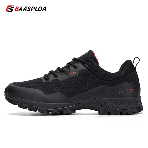 Baasploa Men's Waterproof Anti-Skid Hiking Shoes Ryglobal