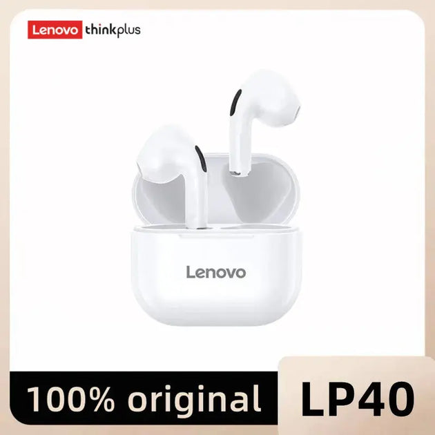 Lenovo LP40 Wireless Bluetooth Earphones with HIFI Sound and Touch Control Ryglobal