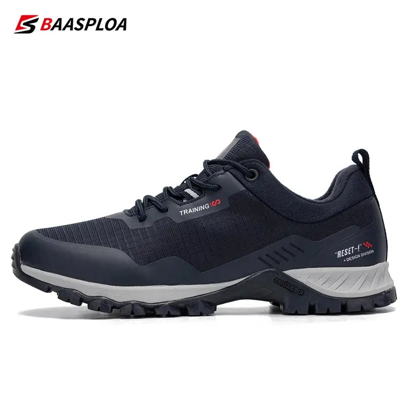 Baasploa Men's Waterproof Anti-Skid Hiking Shoes Ryglobal
