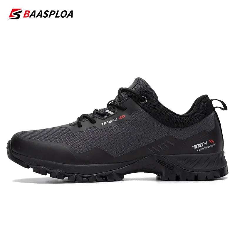 Baasploa Men's Waterproof Anti-Skid Hiking Shoes Ryglobal