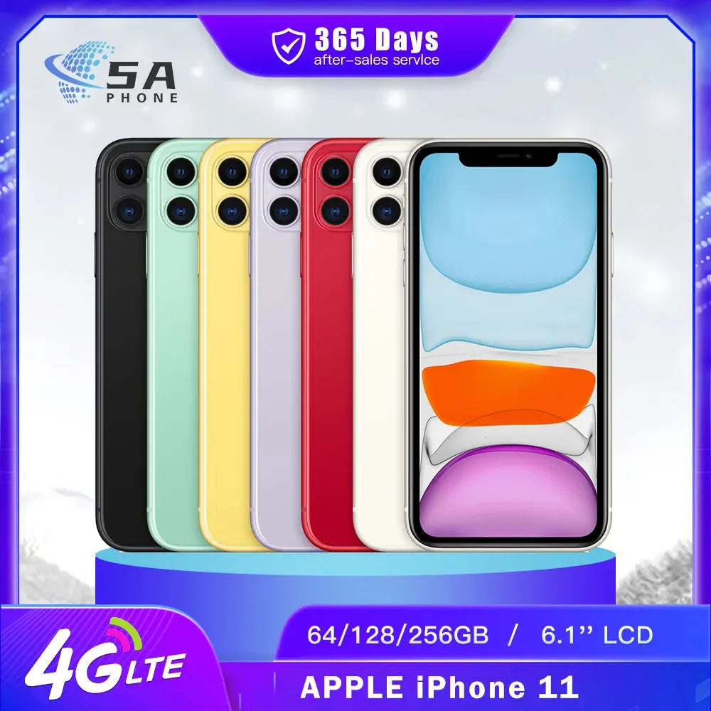 Apple iPhone 11 Unlocked 4G Smartphone - 6.1" Display, A13 Bionic, 64/128/256GB Storage Mobile shop