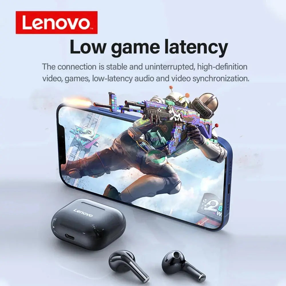 Lenovo LP40 Wireless Bluetooth Earphones with HIFI Sound and Touch Control Ryglobal