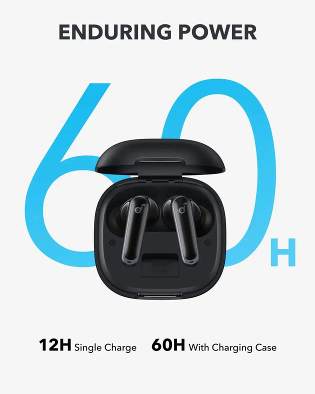 Soundcore P40i True Wireless Noise Cancelling Earbuds with 60H Playtime Ryglobal