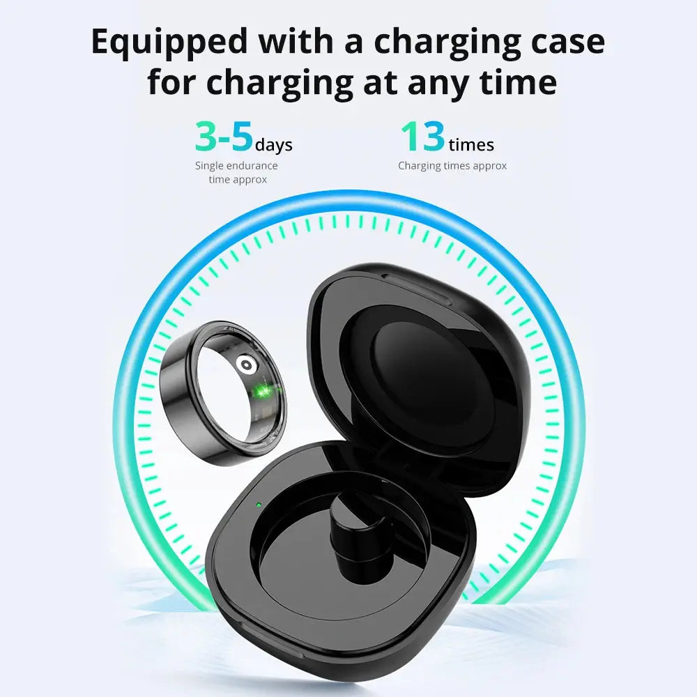 COLMI R02 Smart Ring - 39 Days Battery Life, 5ATM Waterproof Health Monitor Ryglobal
