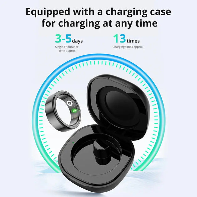 COLMI R02 Smart Ring - 39 Days Battery Life, 5ATM Waterproof Health Monitor Ryglobal