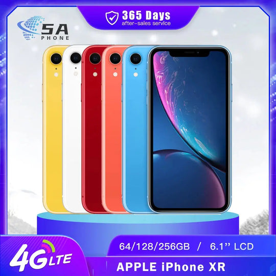 Apple iPhone XR - Unlocked 4G Smartphone with A12 Bionic, 3GB RAM, 64GB/128GB/256GB Storage Mobile shop