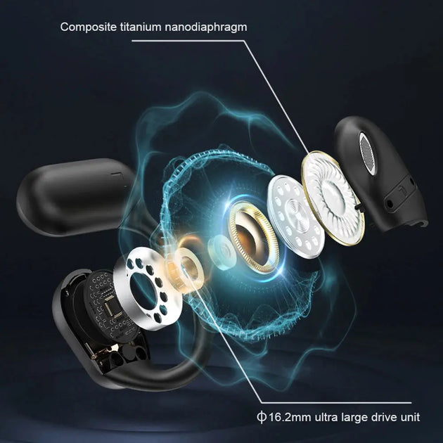 Erazer True Wireless Open Earbuds with 35 Hours Playtime and IPX5 Waterproof Technology Ryglobal